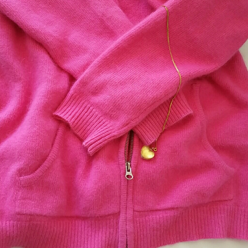 Isaac Mizrahi Pink Hoodie - Picture 5 of 5