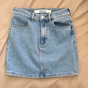 Brandy Melville jean skirt