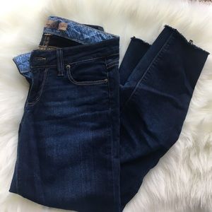 Paige dark denim ankle jeans