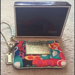 Coach change purse/ wristlet