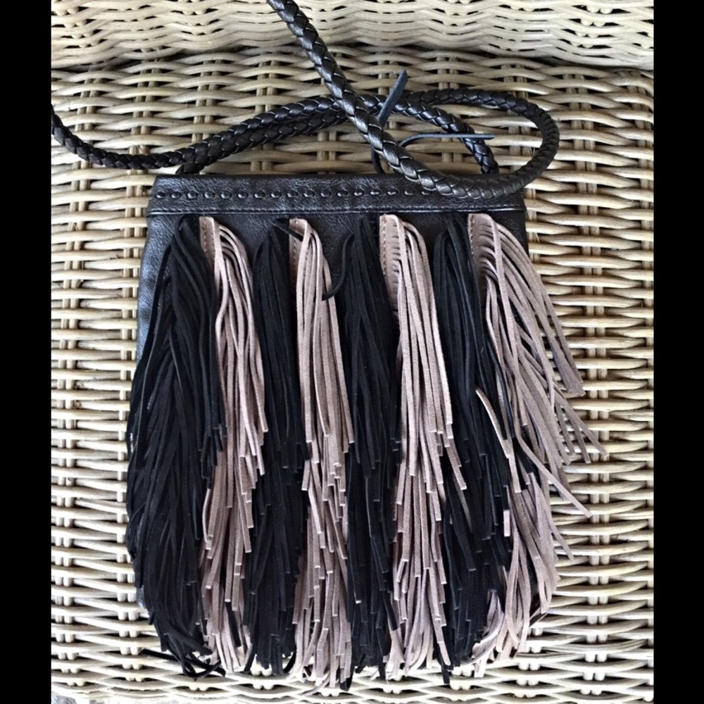Sam Edelman "Jane" crossbody Taupe & Black NWT