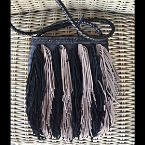 Sam Edelman "Jane" crossbody Taupe & Black NWT