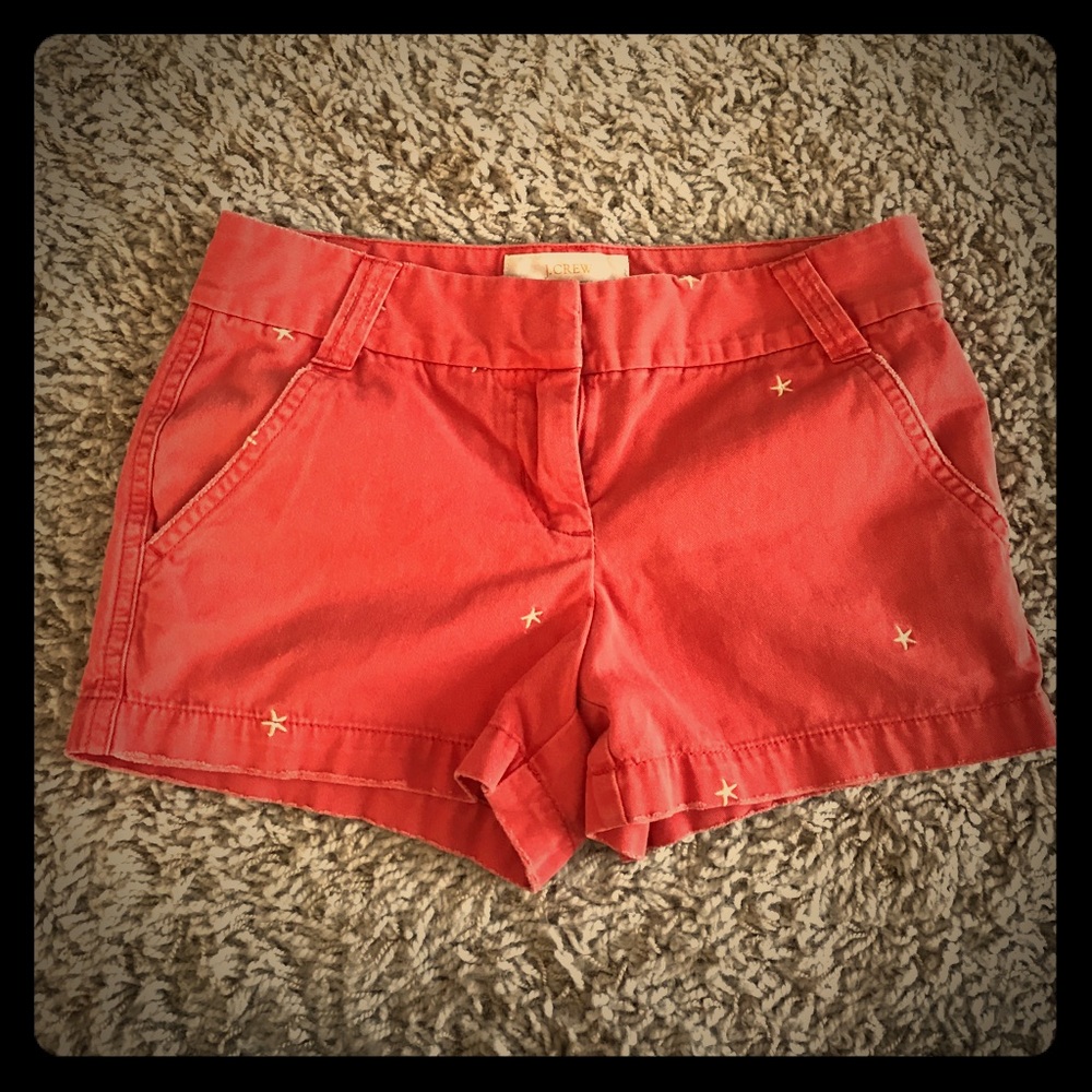 J. Crew shorts with stars size 0