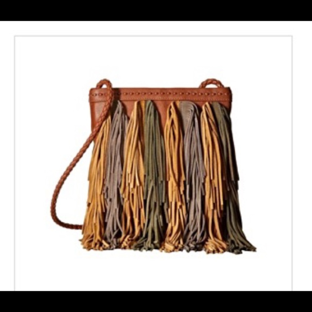 Sam Edelman "Jane" crossbody Cognac & multi. NWOT