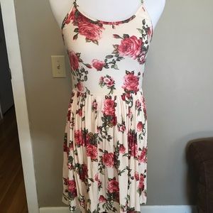 Rose spring dress