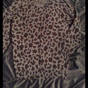 Cheetah print sweater