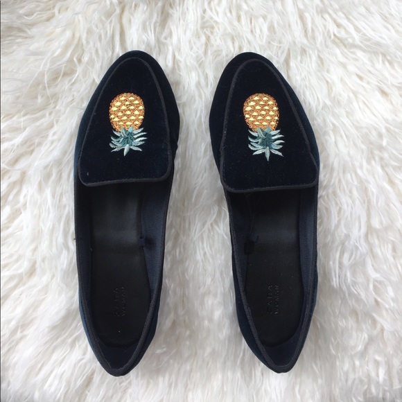 zara pineapple shoes