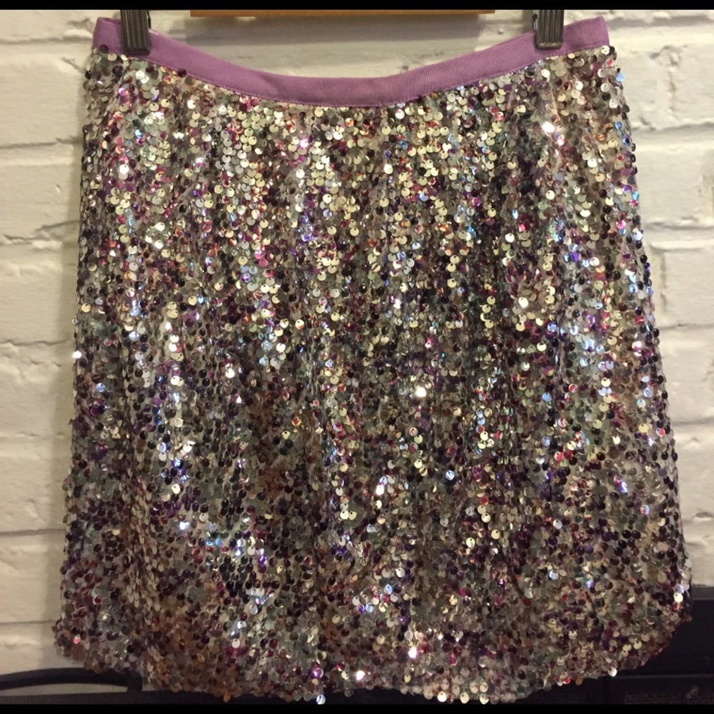 JCrew Sequin Skirt NWT
