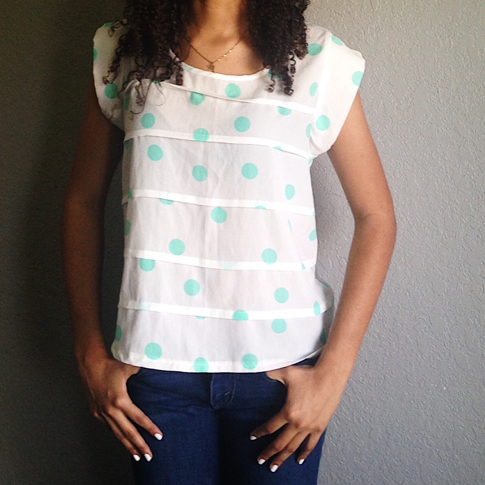 Polka Dot Blouse
