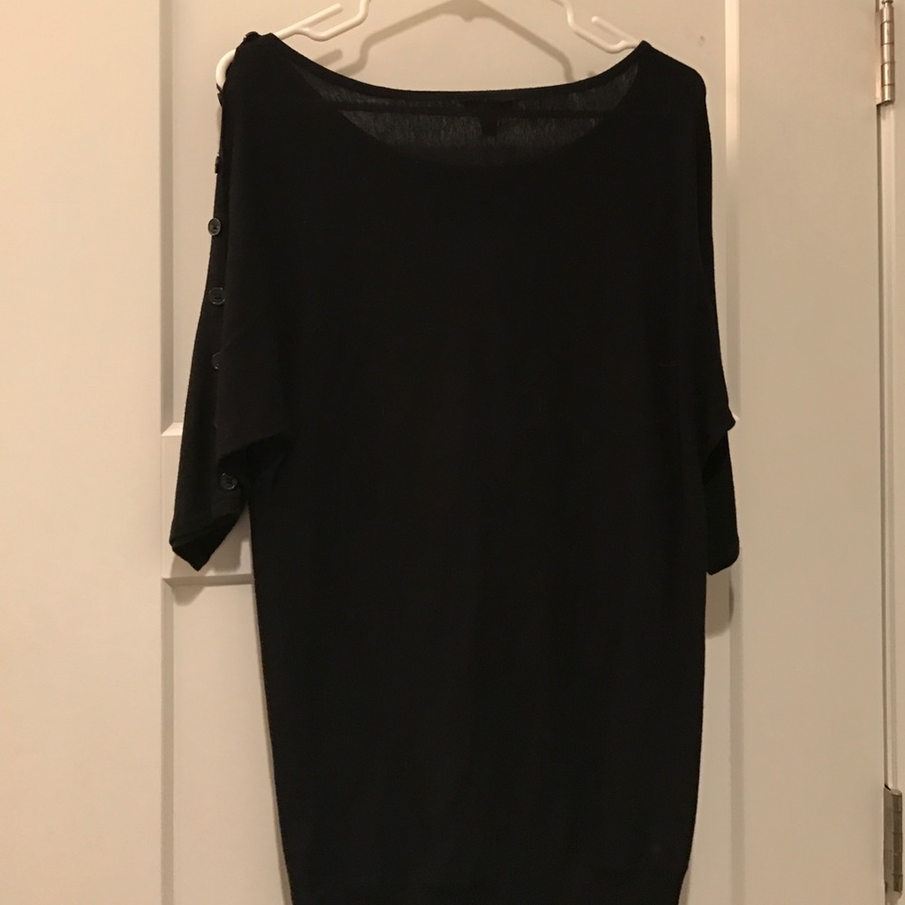 Express Button Sleeve Sweater - Picture 2 of 5