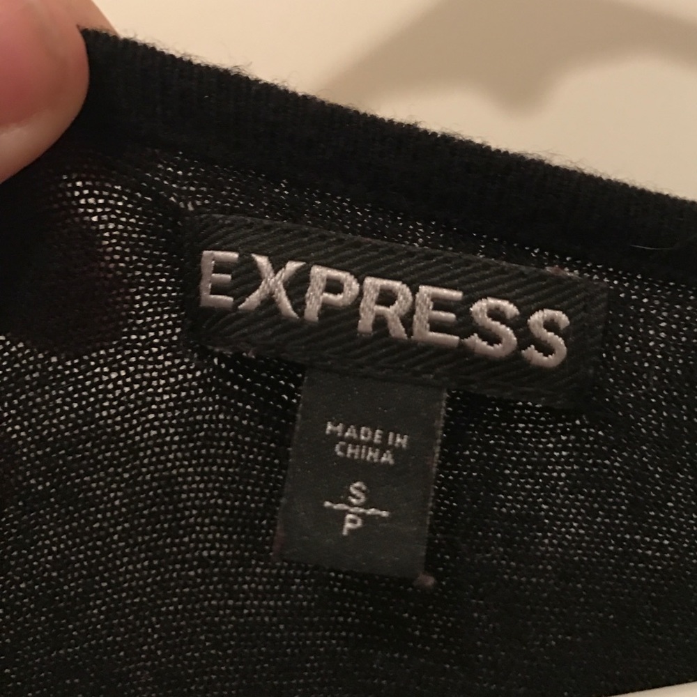 Express Button Sleeve Sweater - Picture 4 of 5