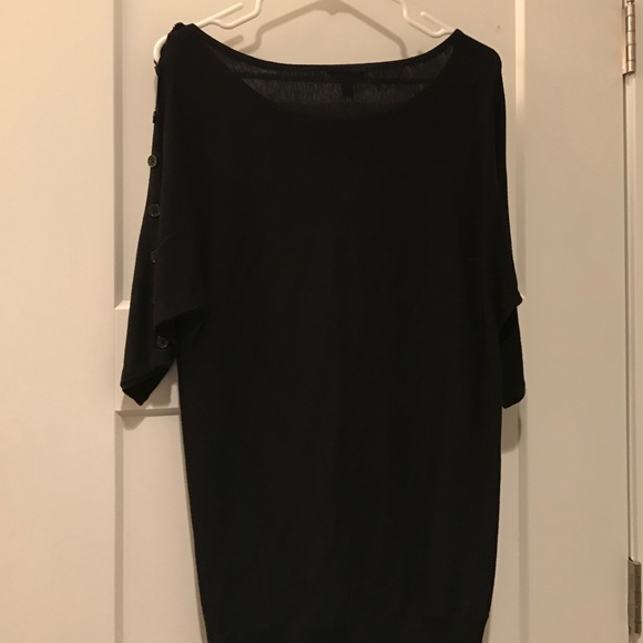 Express Button Sleeve Sweater - Picture 2 of 5