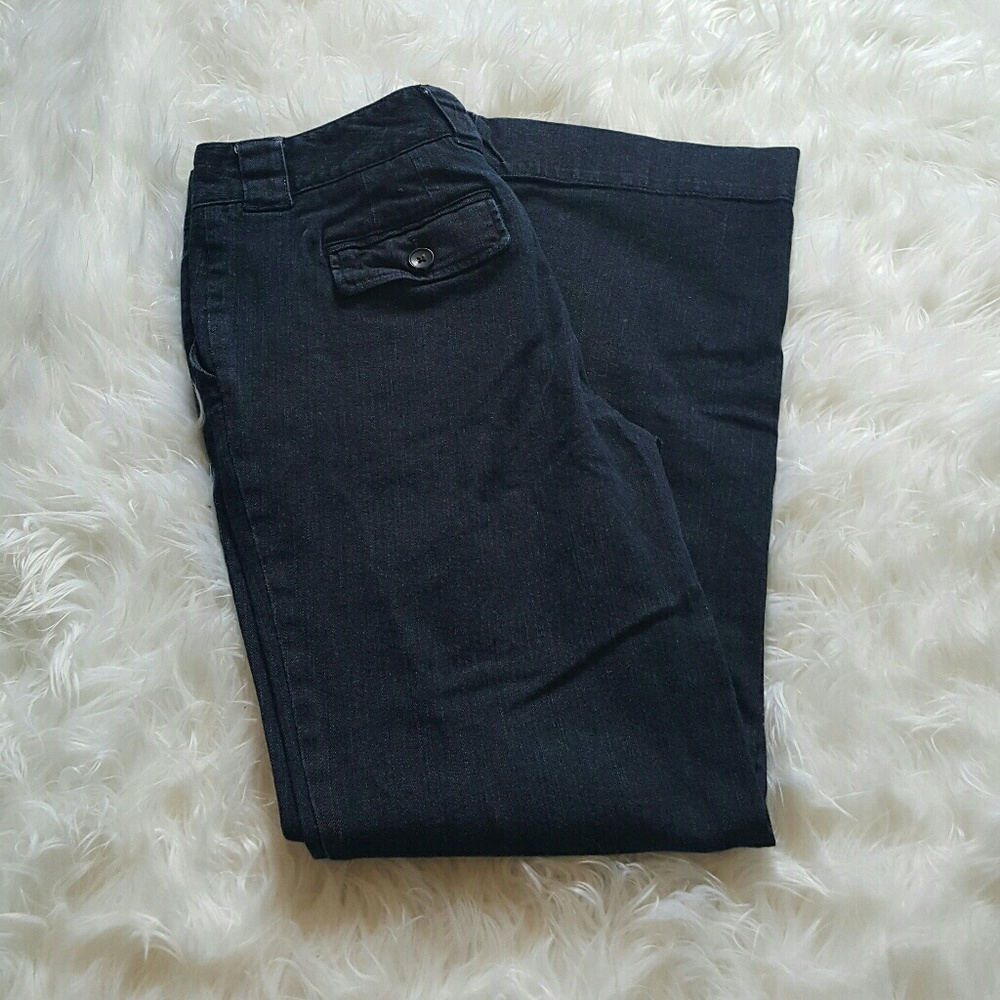 Talbots Extra Dark Wash Jeans Size 8 Stretch