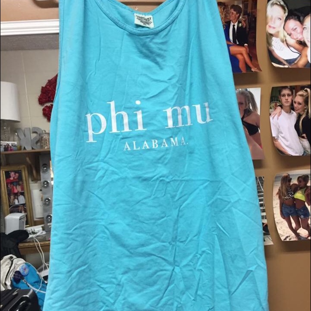 Phi mu tank top!!