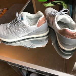 Limited Edition Rose Gold New Balance sneakers