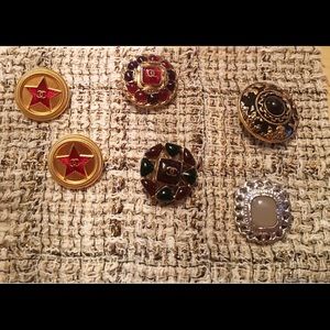 Assortment of Vintage Chanel Buttons