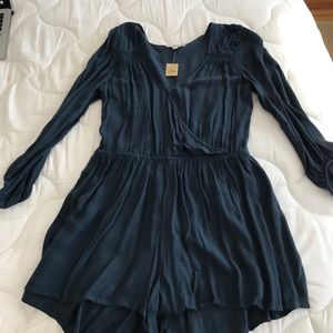 American Eagle Dark Teal Romper