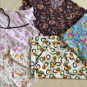 5 Medical scrub tops