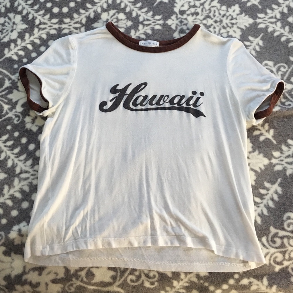 "Hawaii" ringer tee from tillys