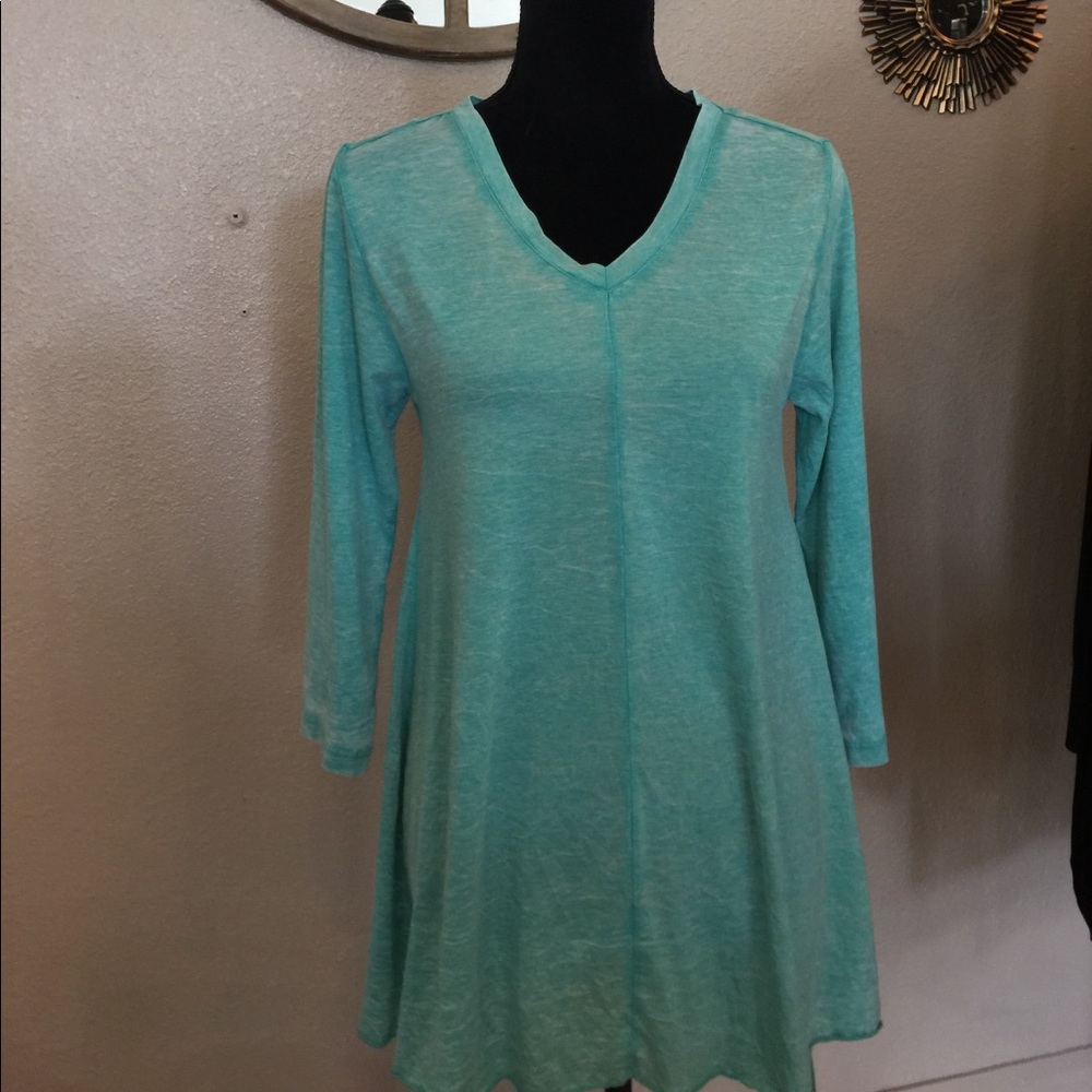New Arrival🎉🎉 Teal Blue Tunic Blouse