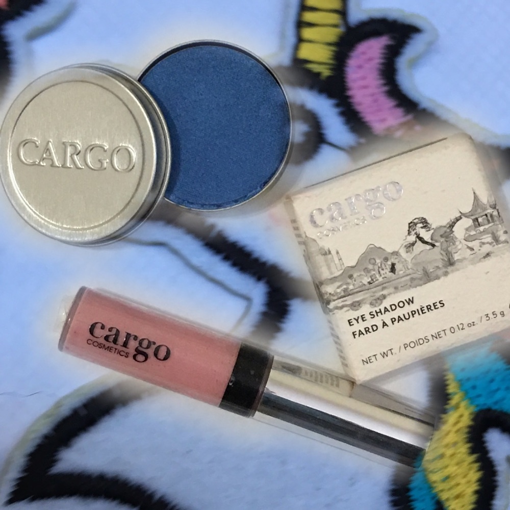 BNIB Cargo Cosmetics Eyeshadow and Lip Gloss