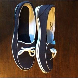 Navy slip on shoes size 7