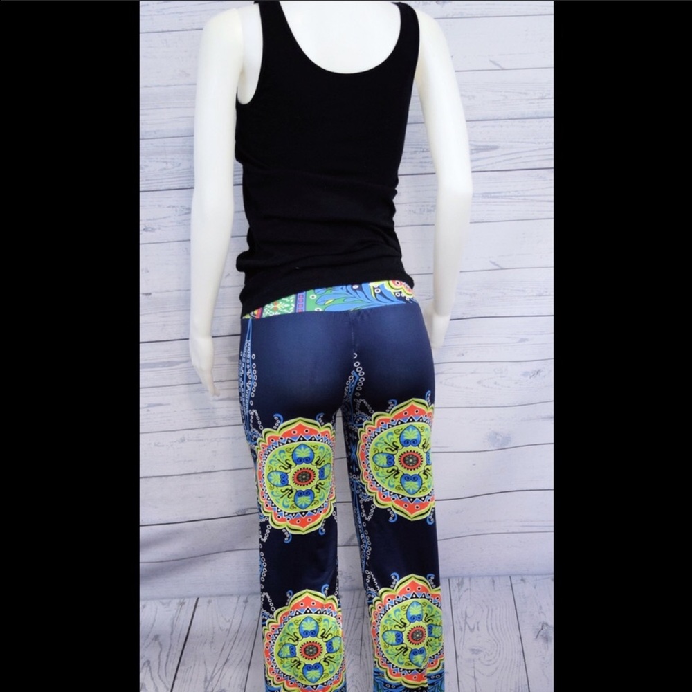 Brilliant Colored Palazzo Pants - Picture 3 of 4