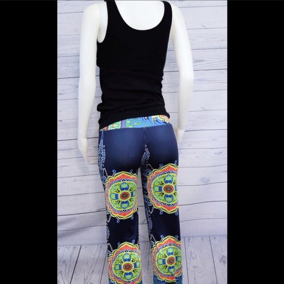 Brilliant Colored Palazzo Pants - Picture 3 of 4