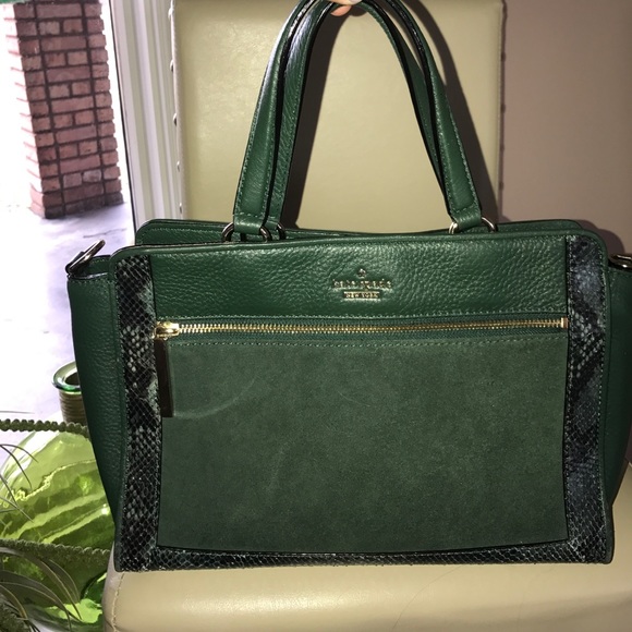 Evergreen Kate Spade purse - Picture 2 of 5