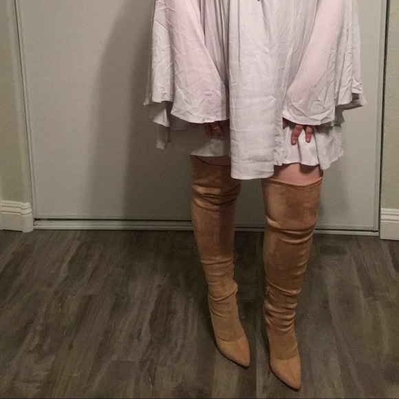 Laura's Boutique thigh high suede boots - Picture 4 of 4