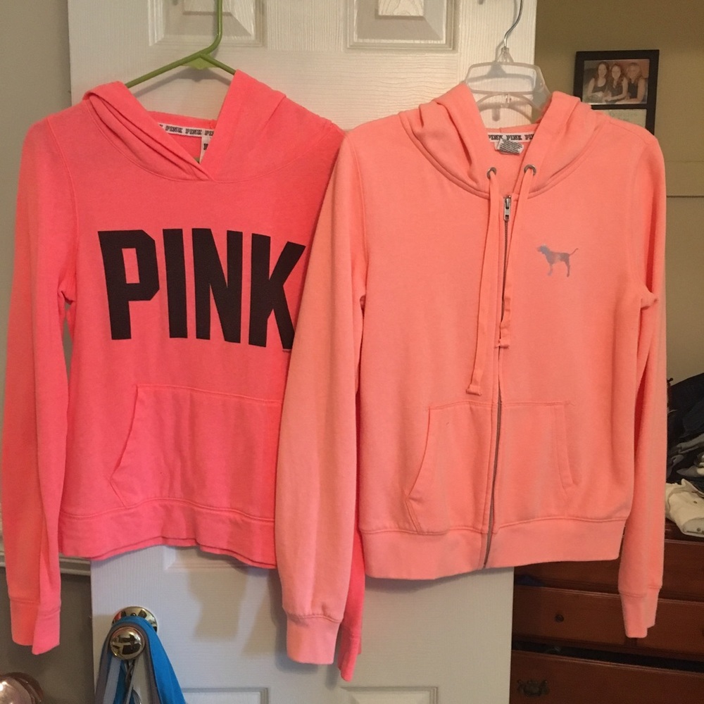 Victoria's secret pink sweatshirts