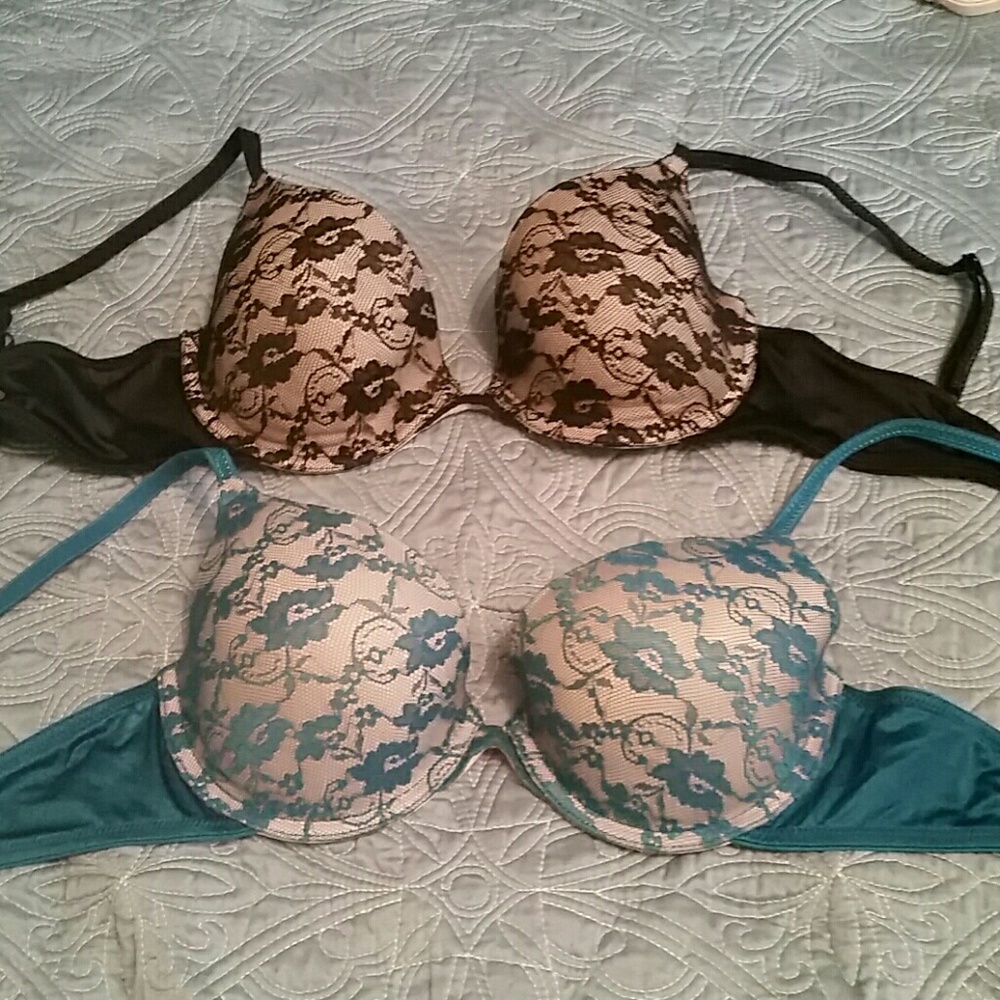 CLEARANCE! Two bras with a little push up