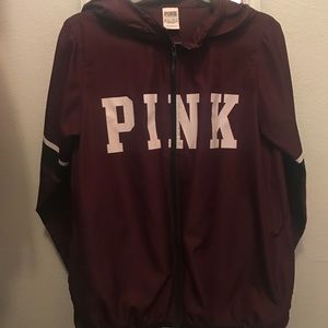 Maroon vs pink windbreaker