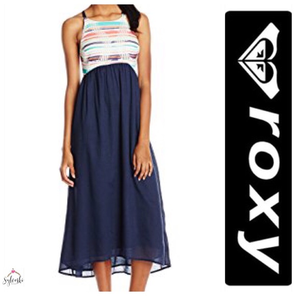 🆕Roxy Junior's All Washed Out Cross Back MaxiDres - Picture 2 of 6