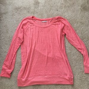 Pink long sleeve tee