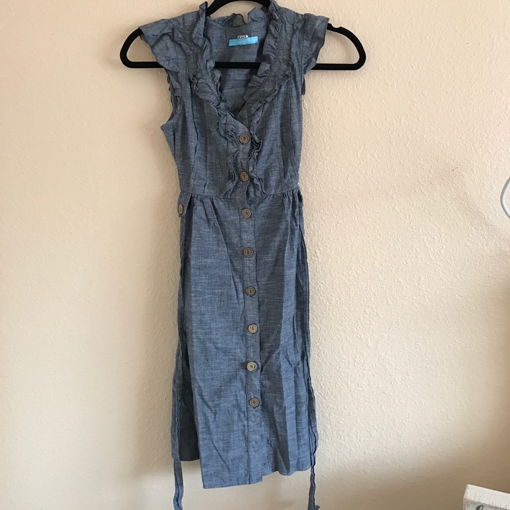 Blue Cotton Dress