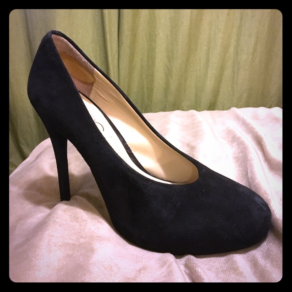 BCBG black high heels