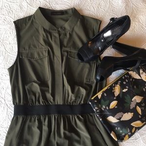 The Limited Sleeveless Dress w/ Elastic Waistband