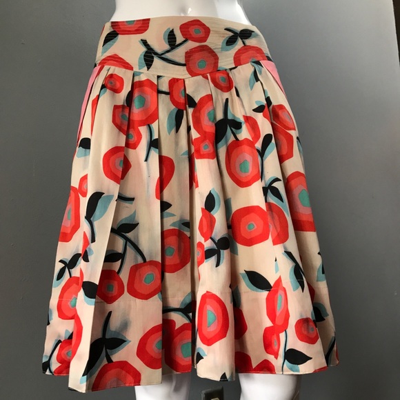 Marc Jacobs Dresses & Skirts - Marc Jacobs Pleated Floral Skirt