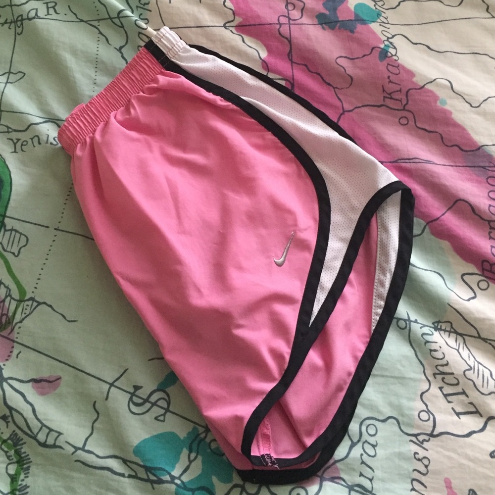 Pink Nike dri fit shorts