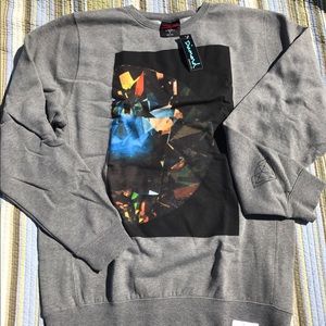 Diamond Supply Co Half Diamond Crew Sweatshirt