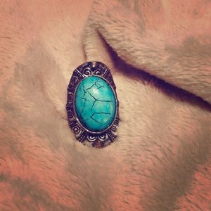 TURQUOISE style Boho Hippie ring