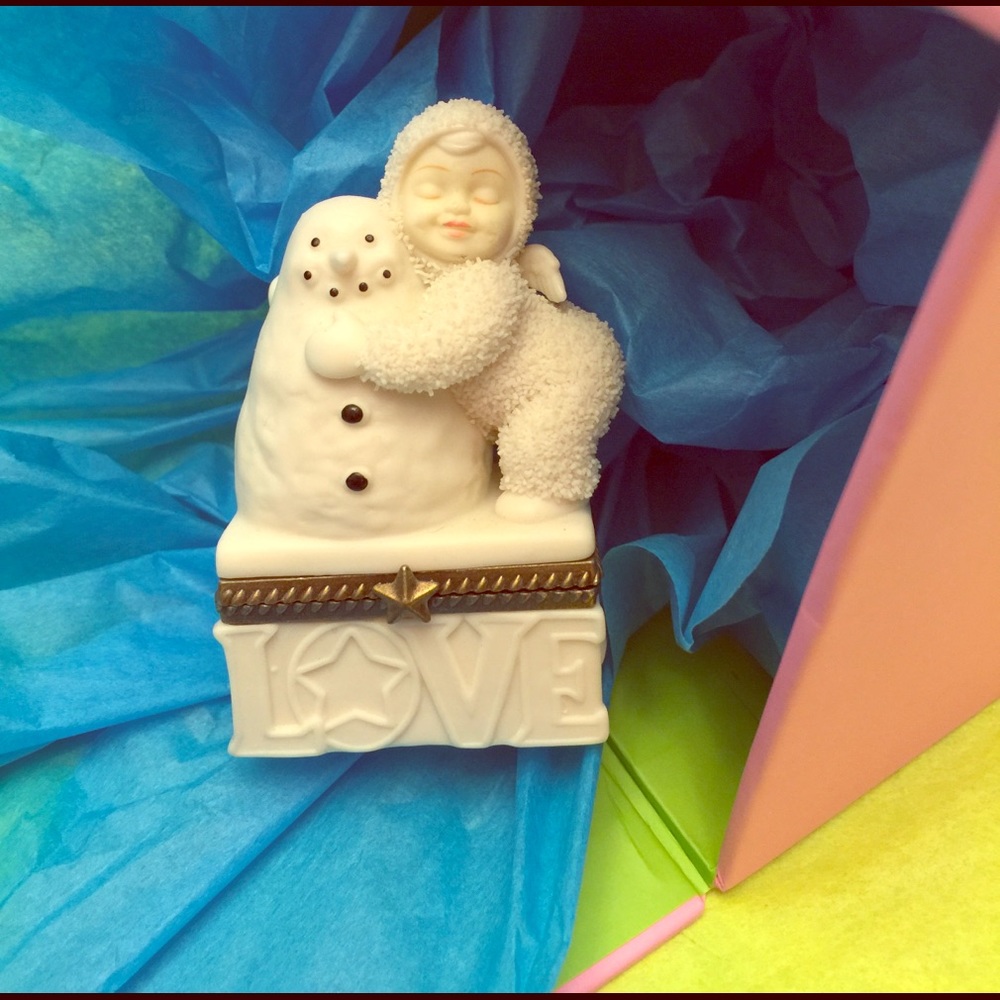 Final price❄️ring box•AUTHENTIC DEPT54 SNOWBABIES