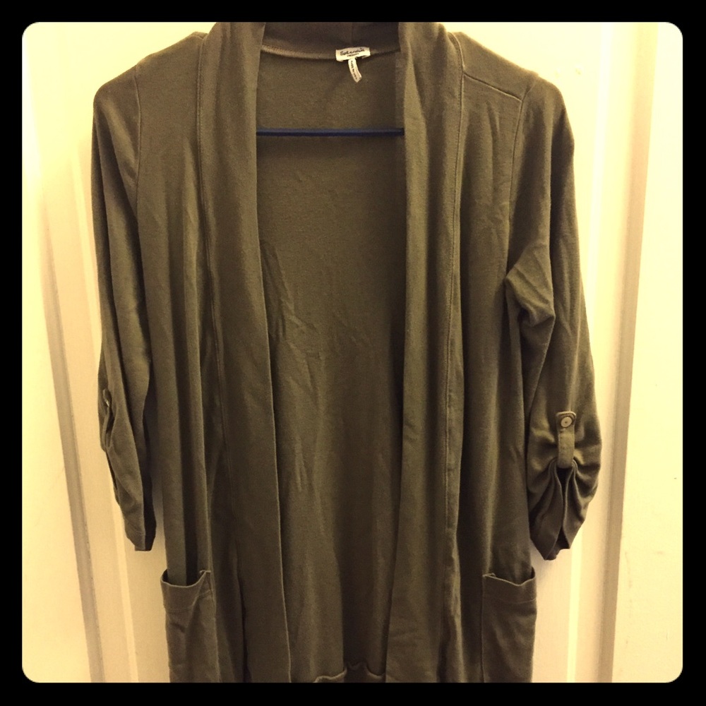 Splendid over-sized open cardigan