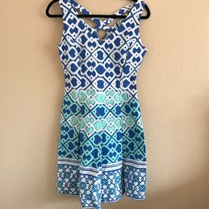 Beautiful Ocean Colored Dress!