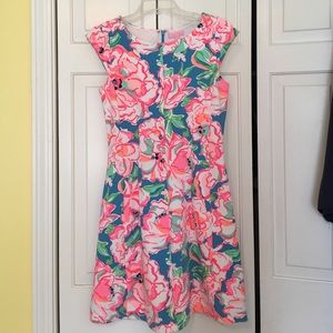LILLY PULITZER Floral Dress size SMALL