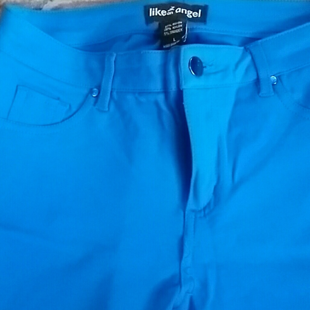 Royal blue jeggings