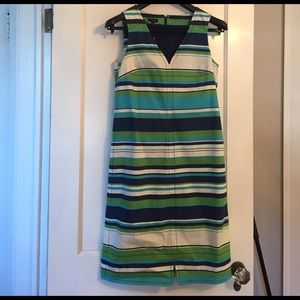 Super cute striped dress!