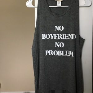 "No Boyfriend No Problem" Tank Top