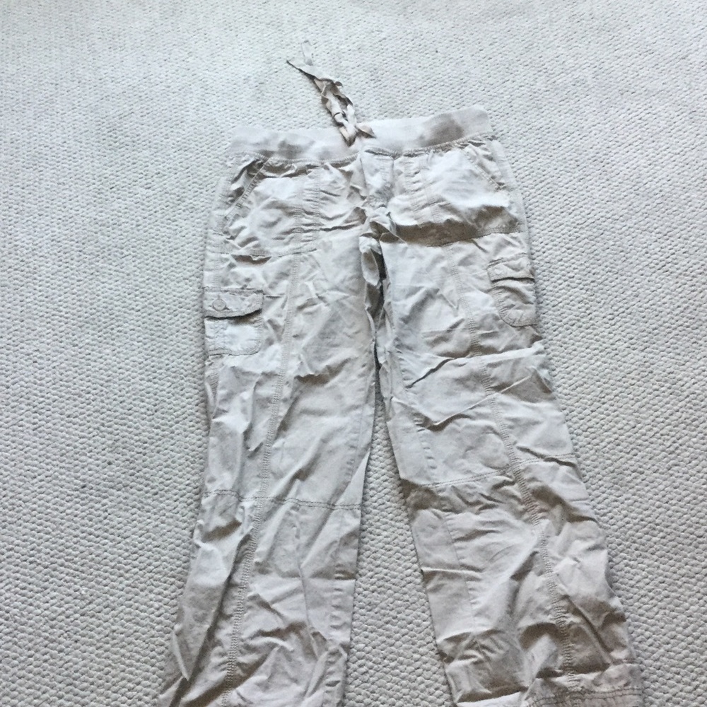 Tan cargo pants size 10